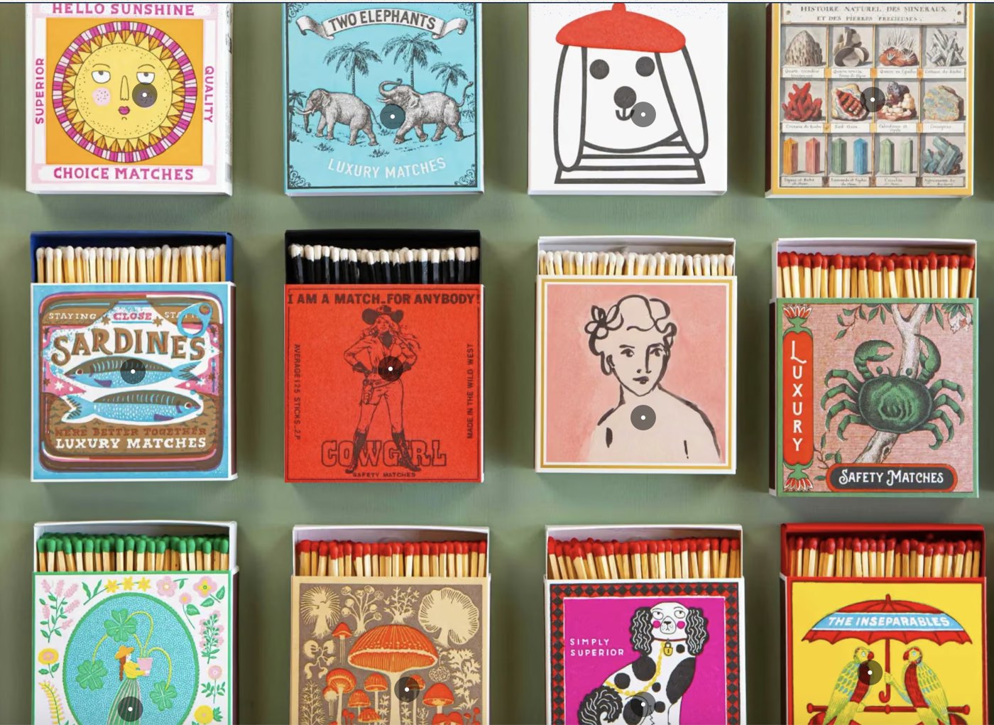Archivist Beautiful Boxed Matches