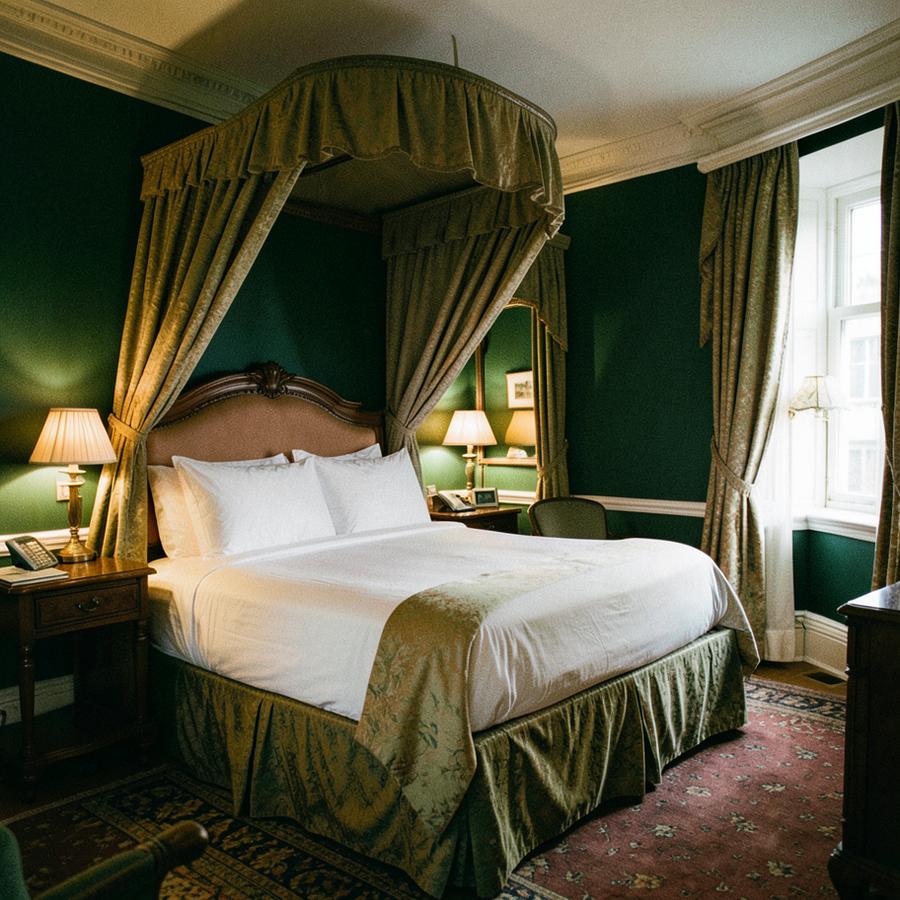 A canopy bed at The Twenty Two